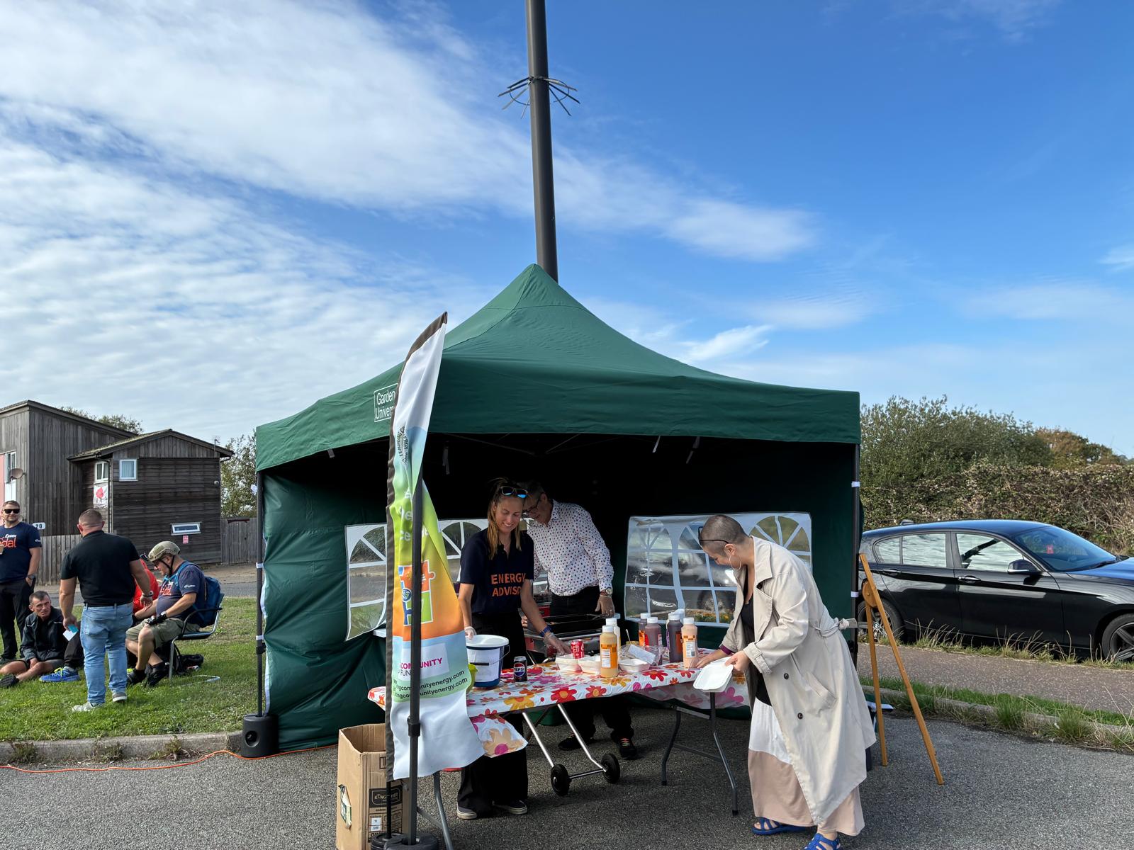 Community gathering at Jaywick Energy Hub